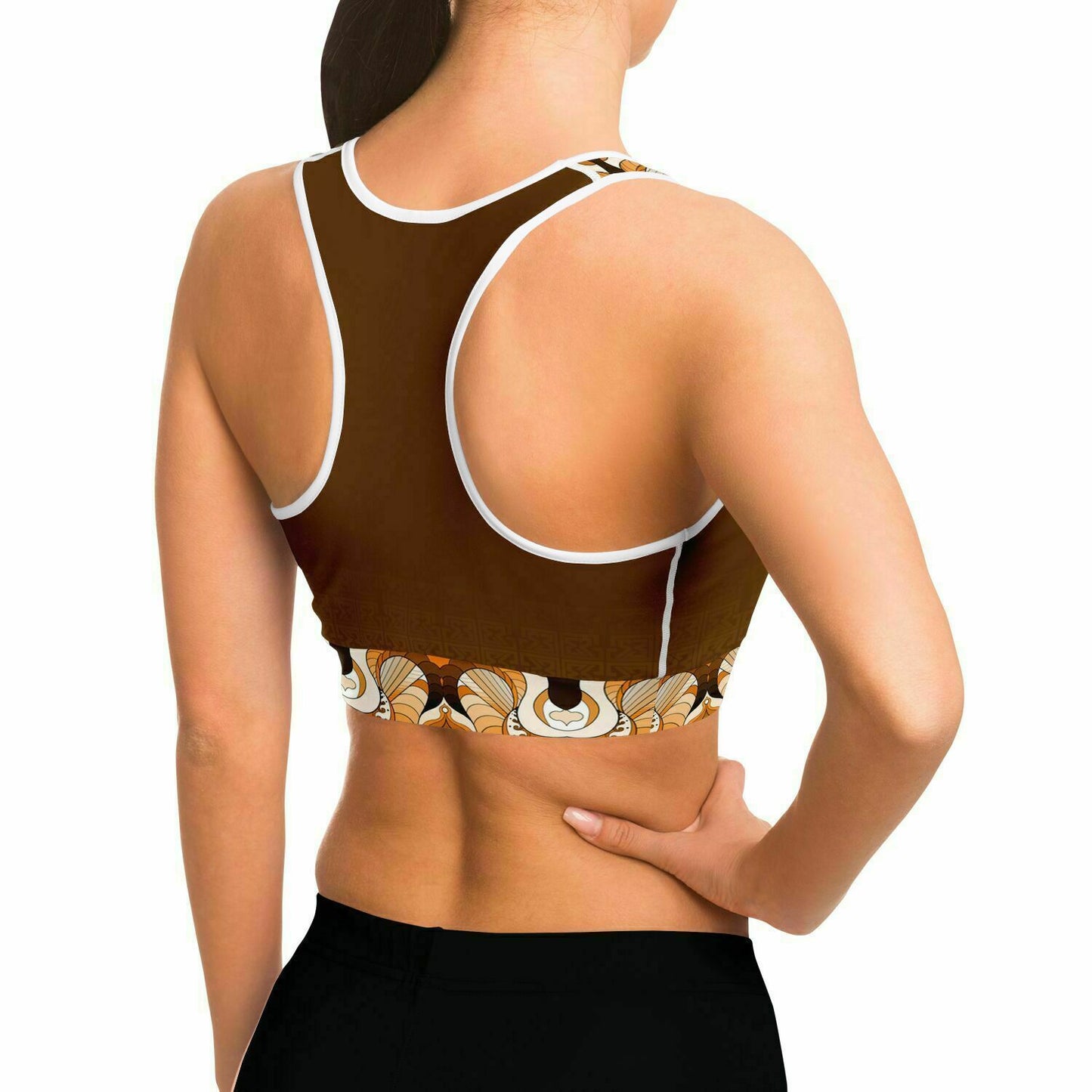 Grizleir Beige Sports Bra