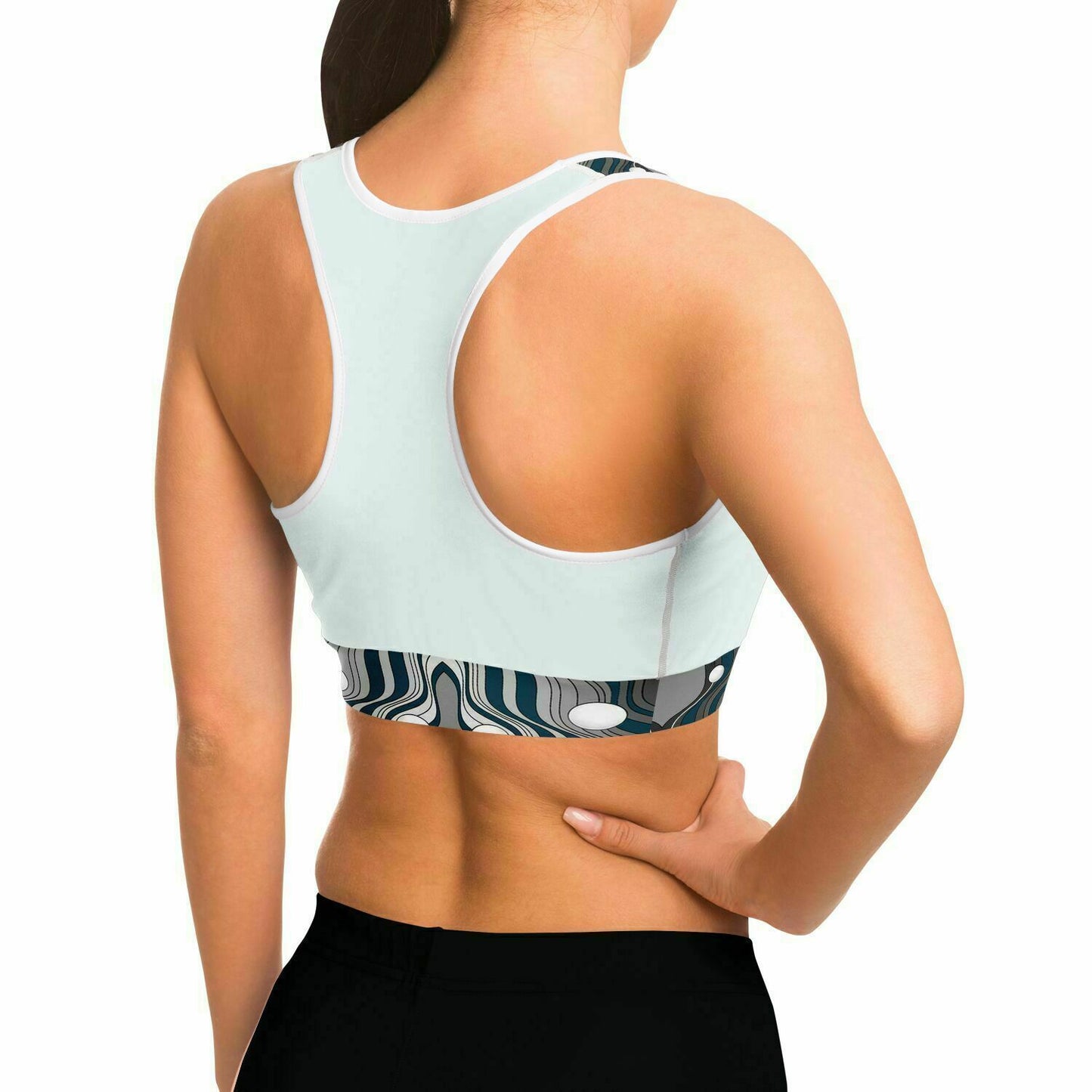1234 Snow Blue Sports Bra copy