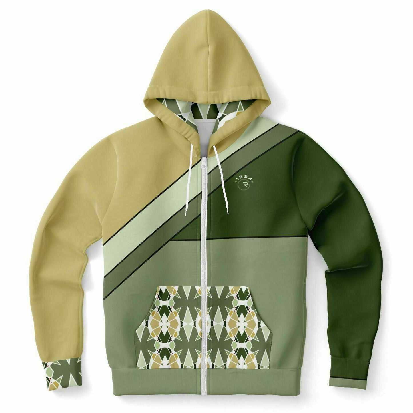 Bronze Green Zip-Up