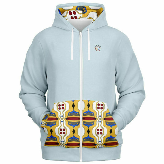 Powder Blue Russet Zip-Up