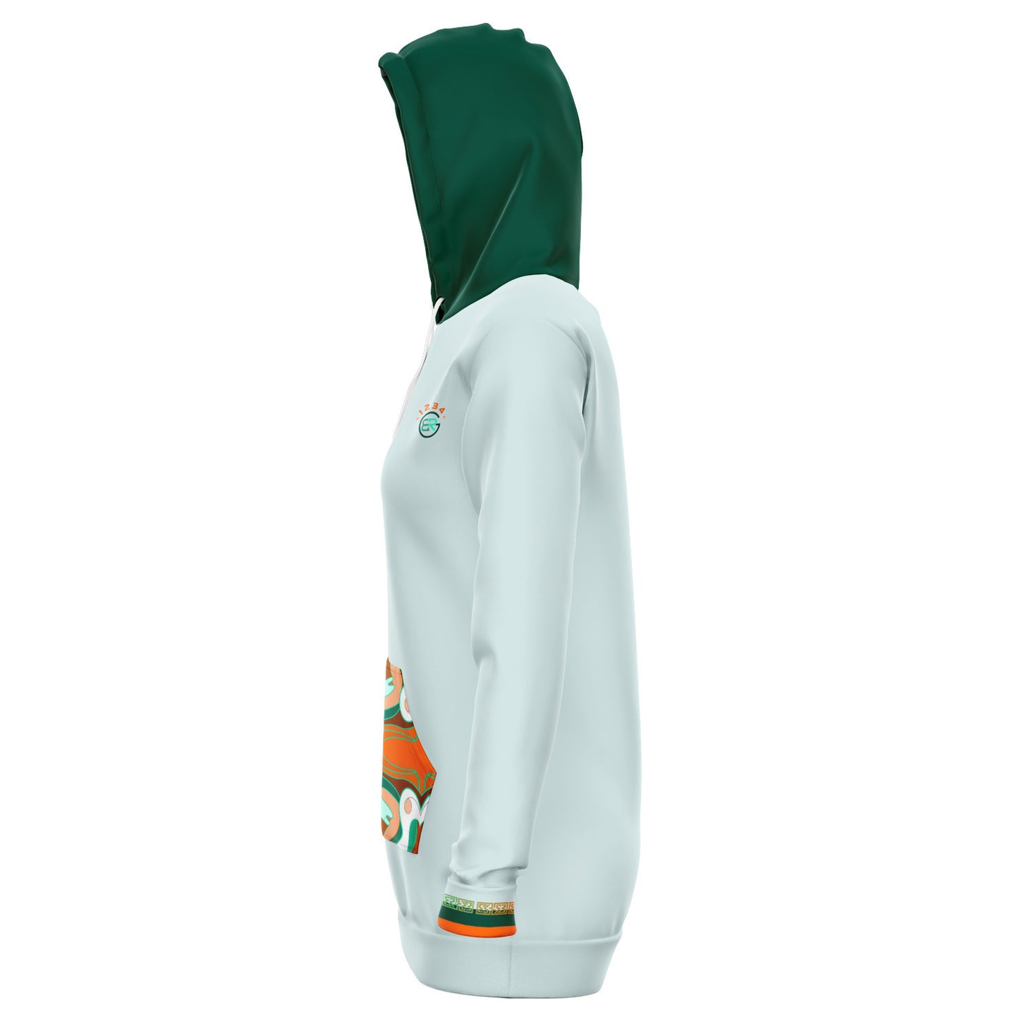Merveilli Vert Hoodie Dress