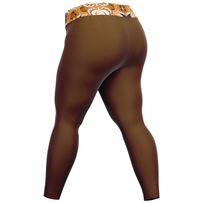 Grizleir Beige Leggings