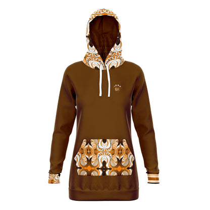 Grizleir Beige Hoodie Dress