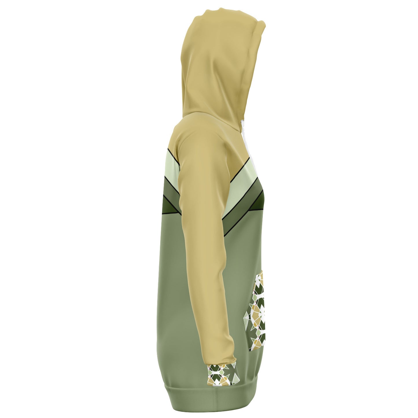 Bronze Green Hoodie Dress