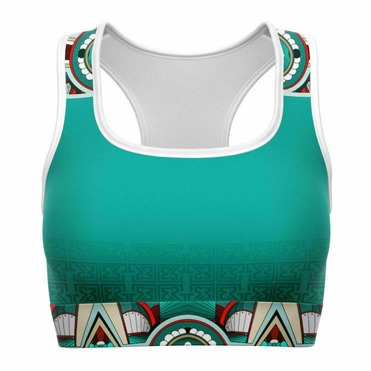 Fluorescyan Sports Bra