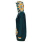 Blue Peru Hoodie Dress