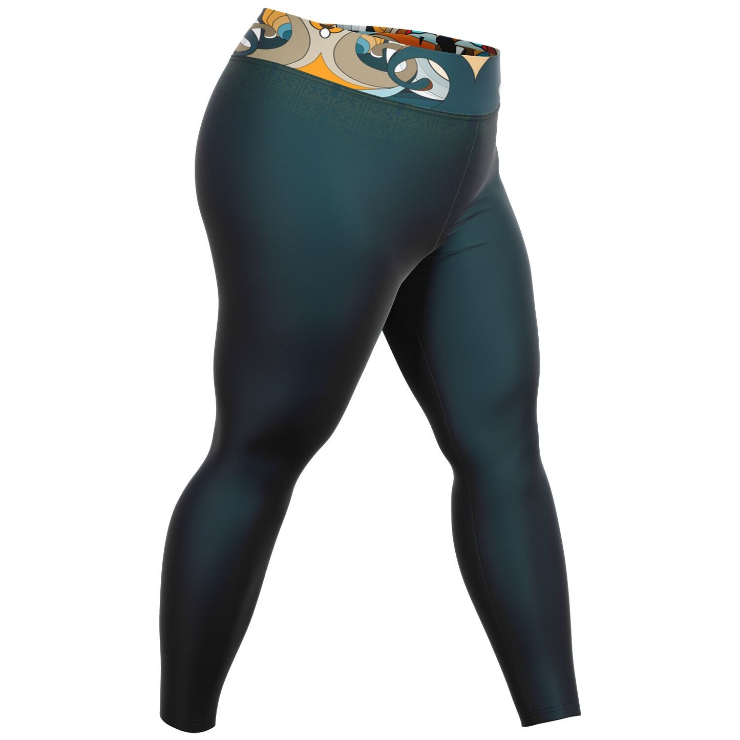 Blue Peru Leggings