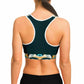 Blue Peru Sports Bra