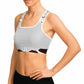 Rose Maroon sports Bra
