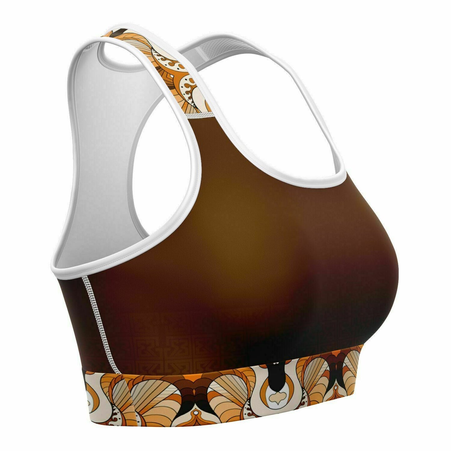 Grizleir Beige Sports Bra