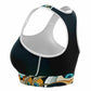 Blue Peru Sports Bra