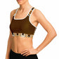 Grizleir Beige Sports Bra