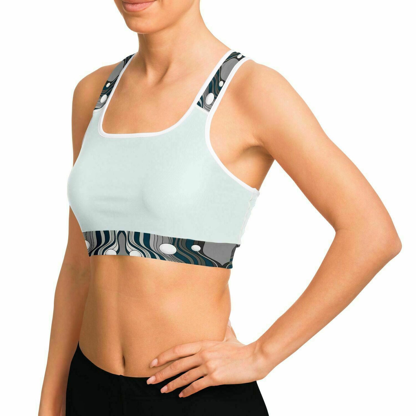 1234 Snow Blue Sports Bra copy