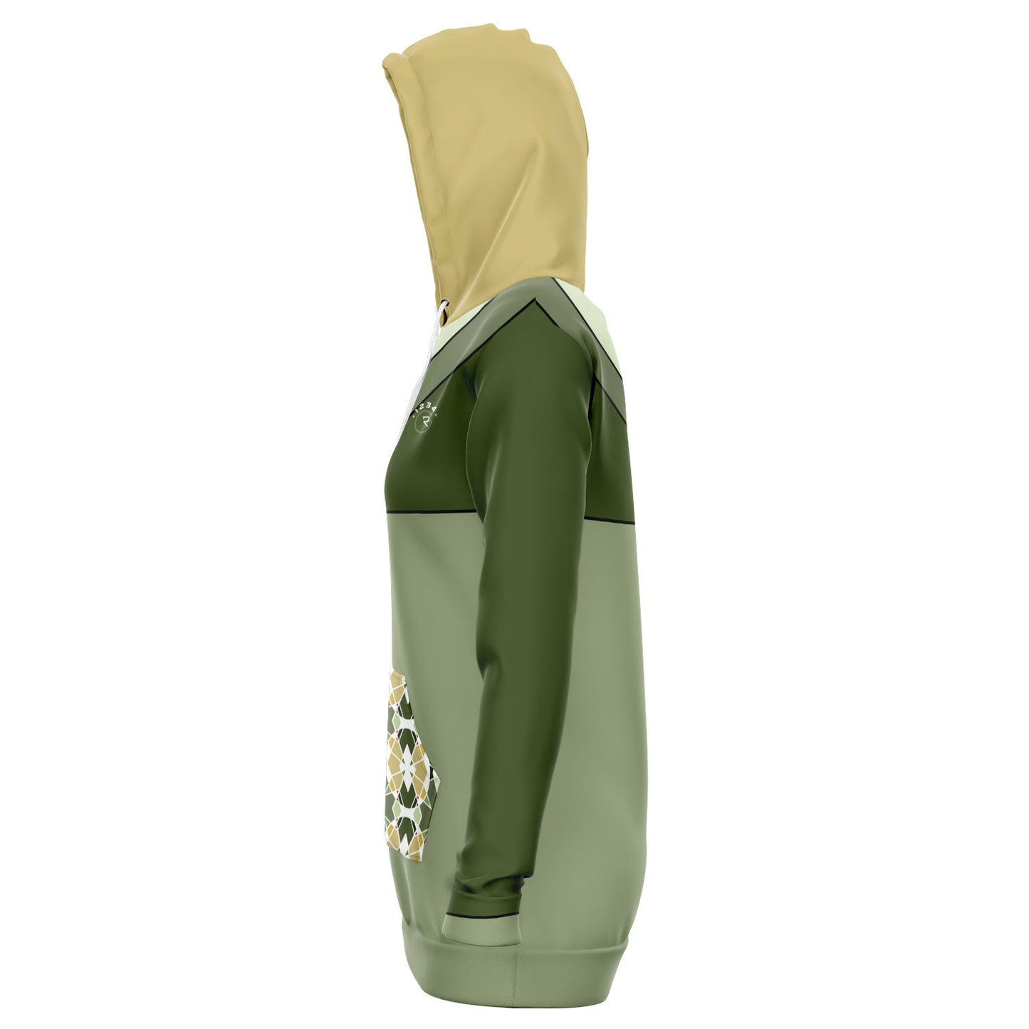 Bronze Green Hoodie Dress