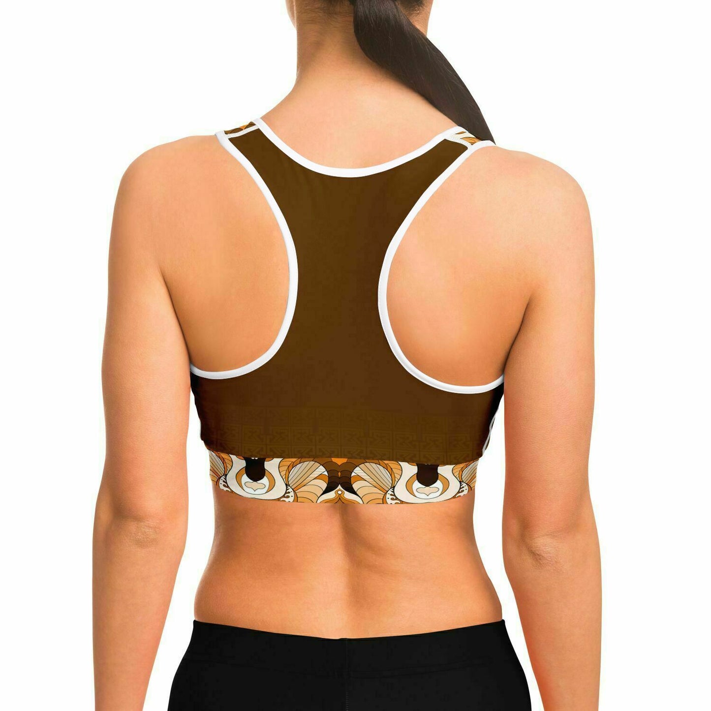 Grizleir Beige Sports Bra
