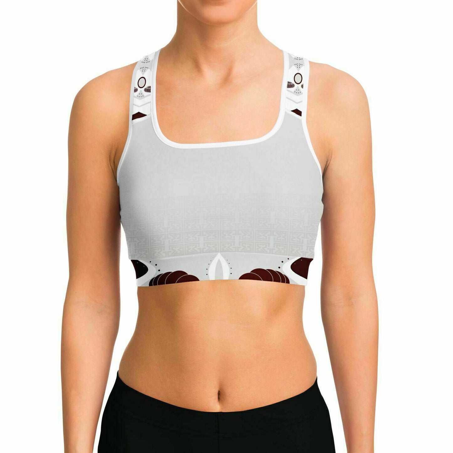 Rose Maroon sports Bra