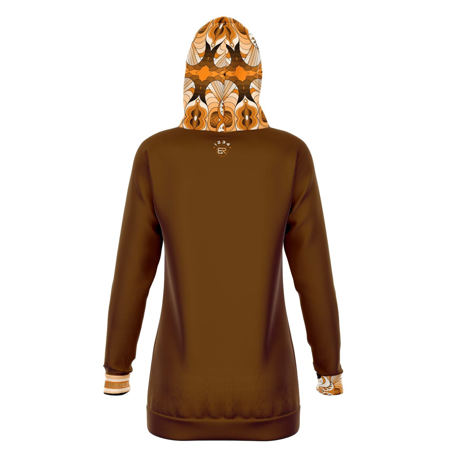 Grizleir Beige Hoodie Dress