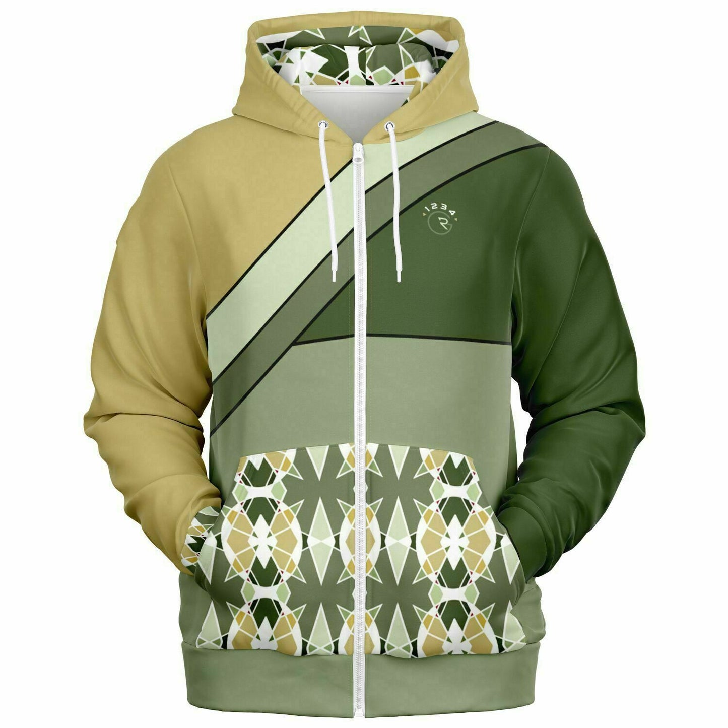 Bronze Green Zip-Up