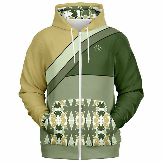 Bronze Green Zip-Up