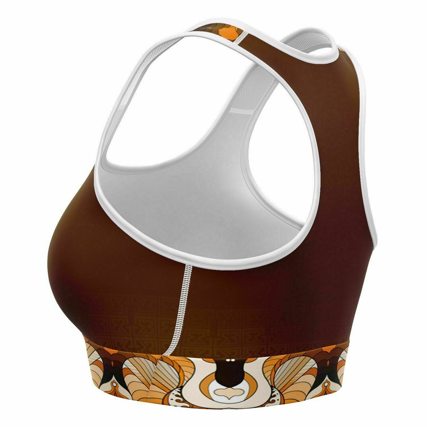 Grizleir Beige Sports Bra