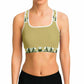 Bronze Green Sports Bra
