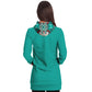 Fluorescyan Hoodie Dress