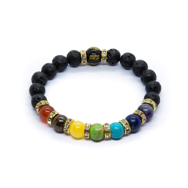 7 Chakra Bracelet With Card